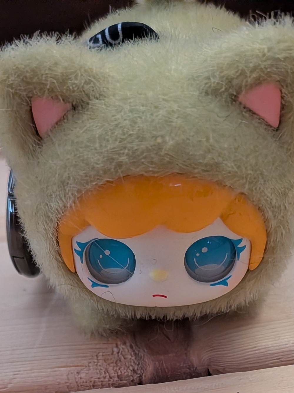 Yooki Verstutile Cat Keychain Idol Cream with Orange Hair